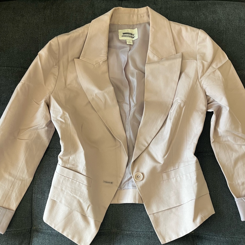 Hinge Women's Blazer in Light Pink